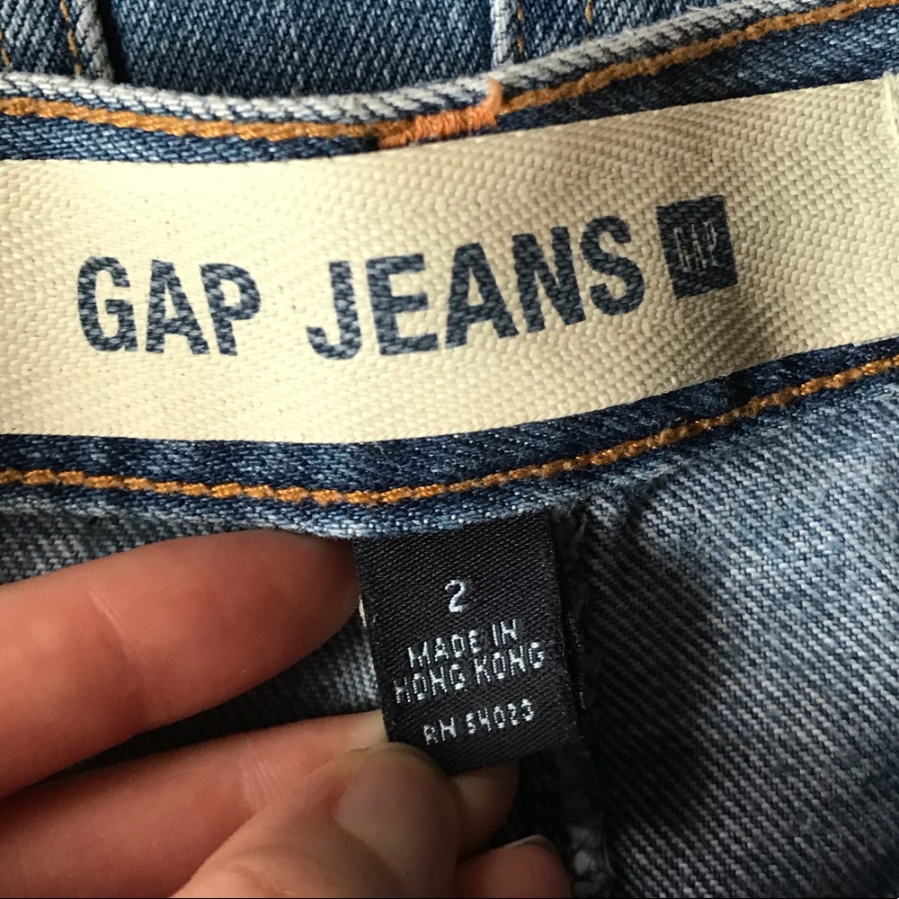 VINTAGE GAP Jeans Denim Jean Skirt - Size: 2 - Picture 4 of 6